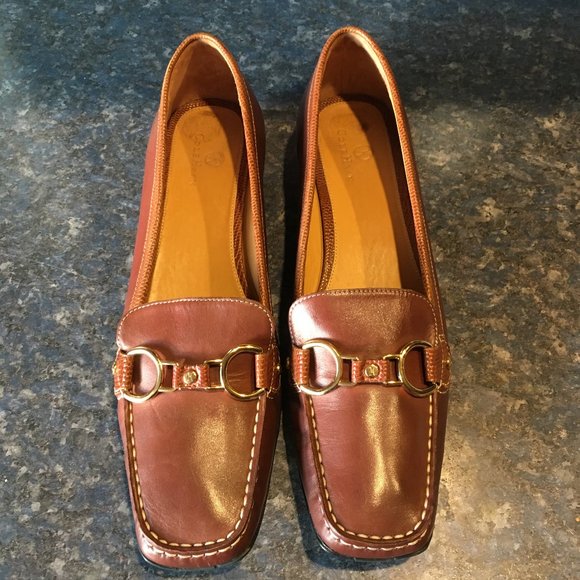 Cole Haan British Tan Leather TREVA AIR Loafer 10 - Picture 2 of 8